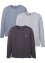 Långärmad T-shirt (3-pack), bpc bonprix collection