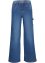 Stretchjeans, workerjeans, wide, high rise, John Baner JEANSWEAR