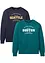 Sweatshirt (2-pack), bonprix