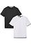 T-shirt i ekologisk bomull, avslppnad passform (2-pack), RAINBOW