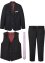 Kostym i smal passform (4-delat set): kavaj, byxor, väst, slips, bpc selection