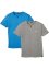 T-shirt med bekvämt snitt (2-pack), bpc bonprix collection