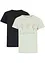 Bas-t-shirt med tryck (2-pack), bonprix