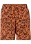 Mönstrade jerseyshorts av elastisk bomullsmix, bonprix