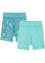 Shorts i ekologisk bomull för bebisar (2-pack), bpc bonprix collection