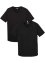 T-shirt med V-ringning i ekologisk bomull med Cradle to Cradle Certified®-silver (2-pack), RAINBOW