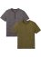 T-shirt i farfarsmodell (2-pack), bpc bonprix collection