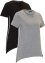 T-shirt med flikar i nederkanten (2-pack), bpc bonprix collection
