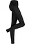 Fleecefodrade leggings 140 den, bonprix