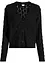 Hålmönstrad cardigan, bonprix