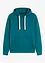 Sweatshirt med huva i ren bomull, bonprix