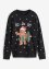 Sweatshirt med julmotiv och återvunnen polyestera, bpc bonprix collection