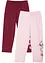 Caprileggings med ekologisk bomull för barn (2-pack), bonprix