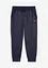 Trikåbyxa med jeanslook, 7/8-längd, bonprix