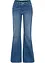Bootcut Jeans Mid Waist, ekologisk bomull, bonprix