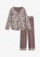 Pyjamas med knappslå och ärmslejf för uppvik, bpc bonprix collection