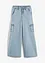 Cargo Jeans Mid Waist, Wide Leg, bonprix