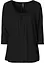 Oversizetopp i materialmix, bonprix