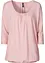 Oversizetopp i materialmix, bonprix