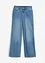 Wide Leg Jeans, Mid Waist, Stretch, bonprix
