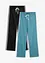 Joggingbyxa i kraftig ren bomull, (2-pack), bonprix