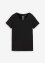 Sömlös T-shirt med V-ringning, Essentials, bonprix PREMIUM