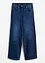 Wide Leg Jeans Mid Waist, med bekväm midja, bonprix