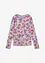 Långärmad T-shirt med blommönster, bonprix