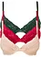 Push up-BH med fin spets (3-pack), bonprix