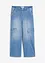 Cargo Jeans Mid Waist, cropped, John Baner JEANSWEAR