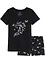 Pyjamas med shorts, av ren bomull, bonprix