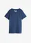 T-shirt i linne med spets, bonprix