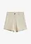 Rakt skurna shorts med linne, bpc bonprix collection