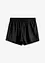 Linneshorts med slits i sidan, BODYFLIRT