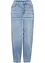Barreljeans, High Waist, ekologisk bomull, bonprix