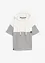 Sweatshirt med huva och kort ärm, bonprix