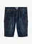 Långa jeansbermudas i cargomodell av tunt material, Relaxed Fit, bonprix