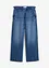 Wide Leg Stretch Jeans Mid Waist, bonprix