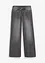 Wide Leg Jeans, Mid Waist, Stretch, bonprix