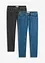 Regular Fit Stretch-Jeans Straight, med återvunnen polyester (2-pack), bonprix