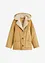 Shearling-jacka med huva, bonprix