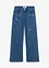 Jeans med broderi för barn, Wide Leg, bonprix