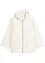 A-linjeformad teddyfleecejacka med slits i sidan, bonprix