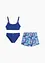 Bikini +  badshorts för barn (3 delat set), bonprix