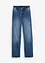 Wide Leg Jeans High Waist med bekväm midja, bonprix