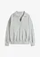 Sweatshirt med V-ringning, bonprix