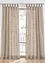 Gardin med linnelook (1-pack), bonprix