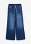 Wide-Leg-jeans, medelhög midja, bekväm linning, bonprix