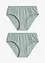 Maxitrosa med skir spets (2-pack), bonprix