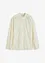 Lätt transparent blus med blomapplikation, bonprix